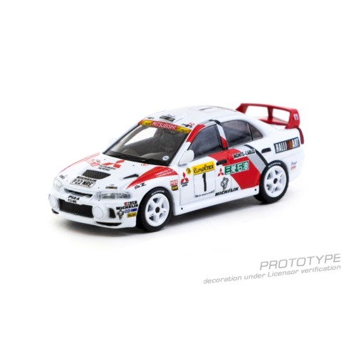 TCT64G07697MCR1 - 1/64 MITSUBISHI LANCER EVOLUTION IV RALLYE MONTE-CARLO 1997 TOMMI MAKINEN/SEPPO HARJANNE