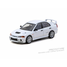 TCT64G076WH - 1/64 MITSUBISHI LANCER RS EVOLUTION IV WHITE