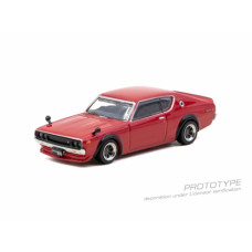 TCT64G087RE - 1/64 NISSAN SKYLINE 2000GT-R (KPGC110) RED