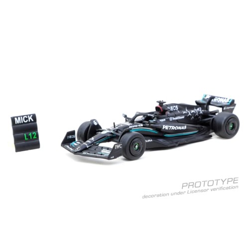 TCT64GF064MS1 - 1/64 MERCEDES-AMG F1 W14 E PERFORMANCE SPANISH GRAND PRIX TYRE TESTING 2023 MICK SCHUMACHER