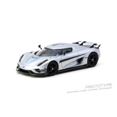 TCT64GTL017SL - 1/64 KOENIGSEGG REGERA SILVER METALLIC/BLUE ACCENTS