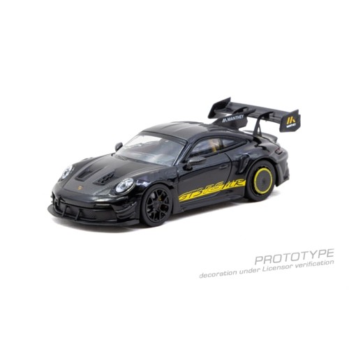 TCT64MC023BR - 1/64 PORSCHE GT3RS (992.2) MR BLACK/YELLOW TARMAC SPECIAL EDITION