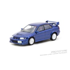 TCT64R021TMEB - 1/64 MITSUBISHI LANCER EVOLUTION VI TOMMI MAKINEN EDITION BLUE