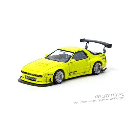 TCT64R066YL - 1/64 PANDEM MAZDA RX-7 FC3S YELLOW