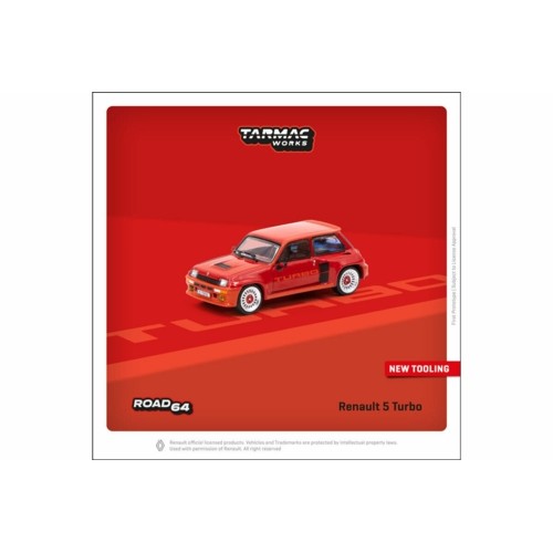 TCT64RTL060Red - 1/64 RENAULT 5 TURBO, RED