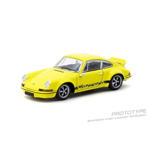 TCT64S023YL - 1/64 PORSCHE 911 CARRERA RS 2.7 LIGHTWEIGHT YELLOW