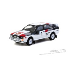 TCT64S02582RAC0 - 1/64 AUDI QUATTRO A1 LOMBARD RAC RALLY 1982 NO.1 WINNER