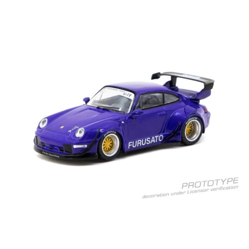 TCT64TL017FU - 1/64 RWB 993 FURUSATO MODEL CAR PLUS TRADING CARDS COMBO SET