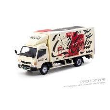 TCT64TTL002CC - 1/64 MITSUBISHI FUSO CANTER COCA-COLA