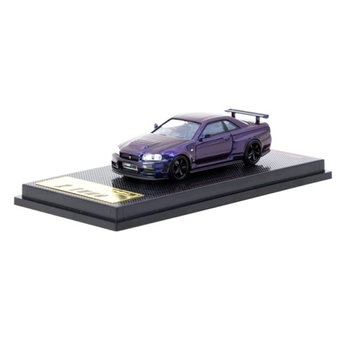 TCTIG643839 - 1/64 NISMO R34 GT-R Z-TUNE PURPLE METALLIC - IGNITION MODEL EXCLUSIVE