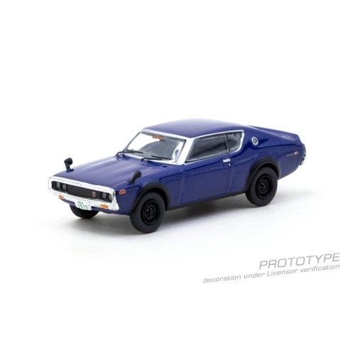 TCTJC64010BL - 1/64 NISSAN SKYLINE 2000GT-R KPGC110 BLUE METALLIC