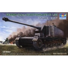 TM00350 - 1/35 GERMAN 12.8CM L/61 STURER EMIL TANK DESTROYER (PLASTIC KIT)