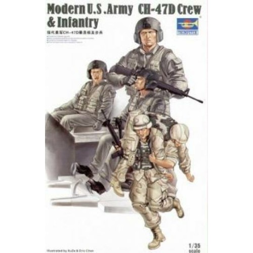 TM00415 - 1/35 US ARMY HELICOPTER CREW 2003 (PLASTIC KIT)