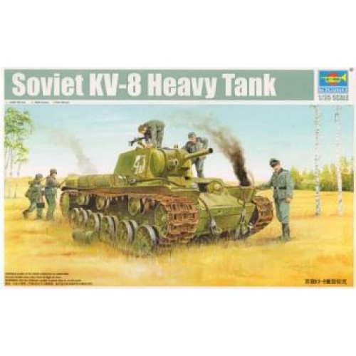 TM01565 - 1/35 SOVIET KV-8 HEAVY TANK (PLASTIC KIT)