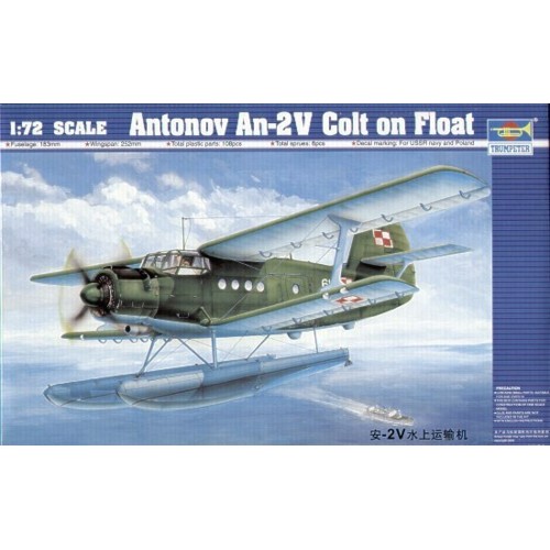 TM01606 - 1/72 ANTONOV AN-2V COLT ON FLOAT (PLASTIC KIT) TM01606 - 1/72 ANTONOV AN-2V COLT ON FLOAT (PLASTIC KIT)