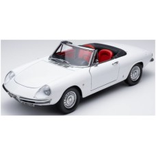 TOU18120004 - 1/18 ALFA ROMEO 1600 DUETTO SPIDER 1966 - BIANCO FARINA WHITE