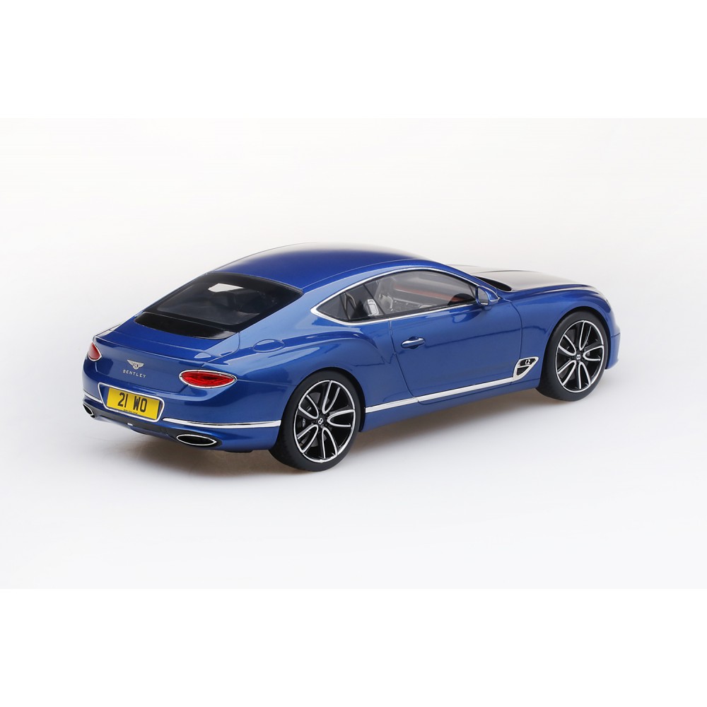 TS0221-1/18 Bentley Neu Continental Gt Pailletten Blau Kunstharz 