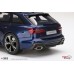 TS0315 - 1/18 AUDI RS 6 AVANT CARBON BLACK NAVARRA BLUE METALLIC