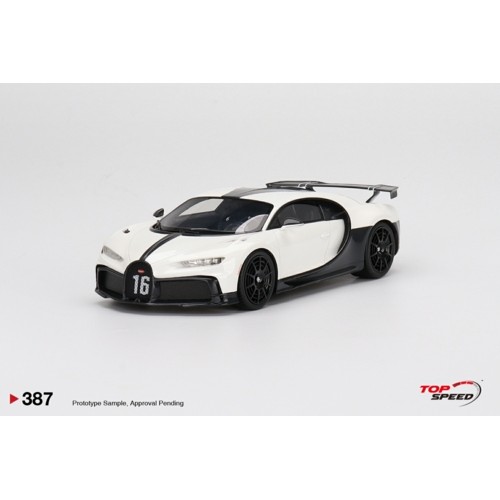 TS0387 - 1/18 BUGATTI CHIRON PUR SPORT WHITE