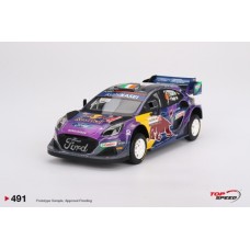 TS0491 - 1/18 FORD PUMA RALLY1 NO.42 M-SPORT FORD WRT 2022 RALLY ITALIA SARDEGNA 2ND PLACE