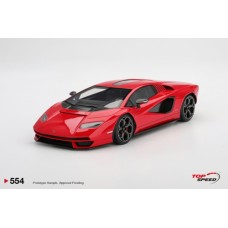 TS0554 - 1/18 LAMBORGHINI COUNTACH PLI 800-4 ROSSO MARS