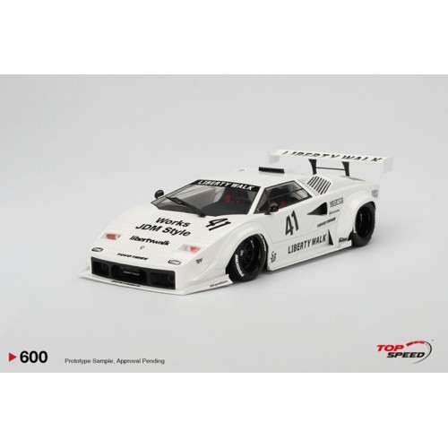 TS0600 - 1/18 LAMBORGHINI COUNTACH LB-WORKS WHITE 
2024 TOKYO AUTO SALON