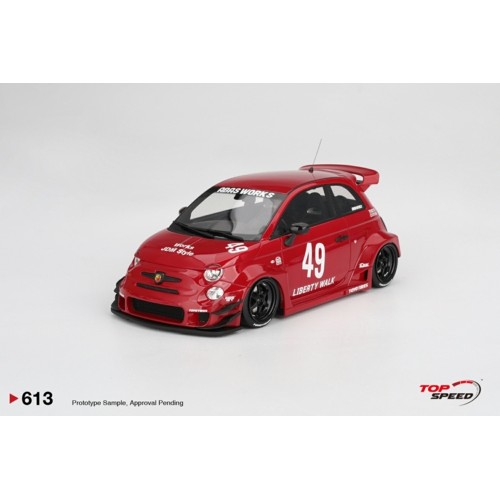TS0613 - 1/18 ABARTH LB-WORKS X ABAS WORKS 595 RED