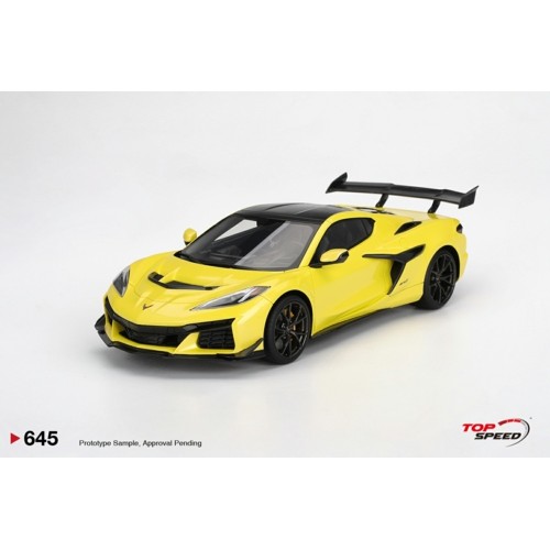 TS0645 - 1/18 CHEVROLET CORVETTE ZR1 ACCELERATE YELLOW