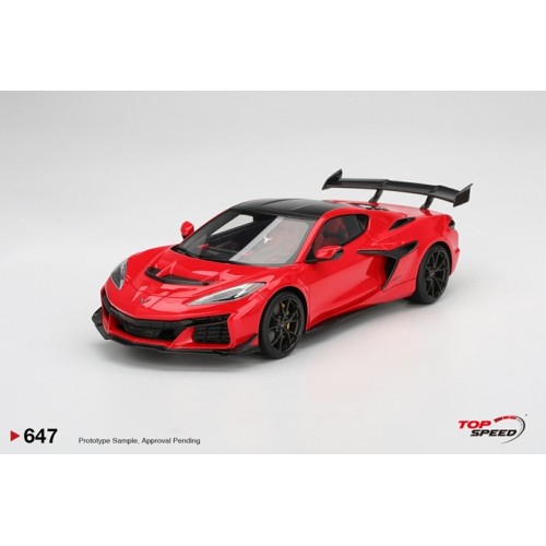 TS0647 - 1/18 CHEVROLET CORVETTE ZR1 TORCH RED