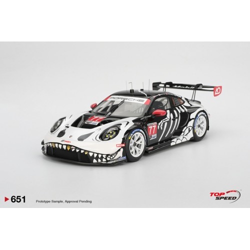TS0651 - 1/18 PORSHE 911 GT3 R NO.77 AO RACING 2025 IMSA PETIT LE MANS