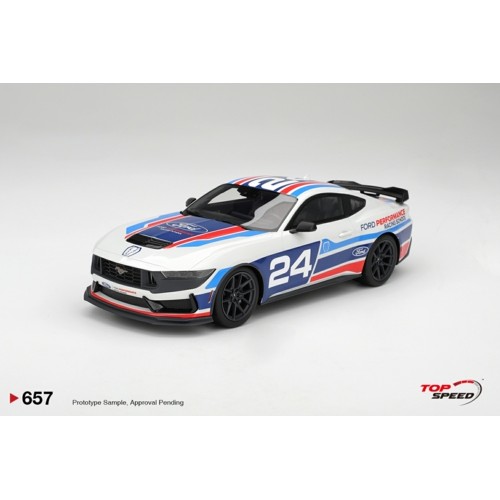 TS0657 - 1/18 FORD MUSTANG DARK HORSE NO.24 FORD PERFORMANCE RACING SCHOOL