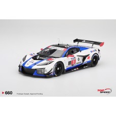 TS0660 - 1/18 CHEVROLET CORVETTE Z06 GT3.R NO.3 CORVETTE RACING BY PRATT MILLER MOTORSPORTS 2025 IMSA SEBRING 12 HRS