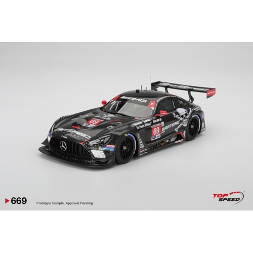 TS0669 - 1/18 MERCEDES-AMG GT3 EVO NO.69 GETSPEED 2025 IMSA DAYTONA 24 HRS
