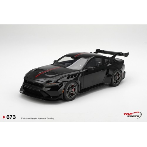 TS0673 - 1/18 FORD MUSTANG GTD SHADOW BLACK