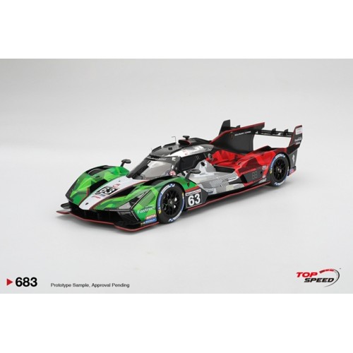 TS0683 - 1/18 LAMBORGHINI SC63 NO.63 AUTOMOBILI LAMBORGHINI SQUADRA CORSE 2025 IMSA DAYTONA 24 HRS