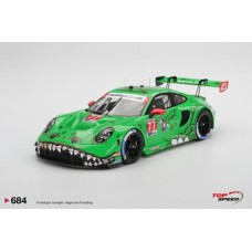TS0684 - 1/18 PORSCHE 911 GT3 R (992) NO.77 AO RACING 2025 IMSA SEBRING 12 HRS CLASS WINNER