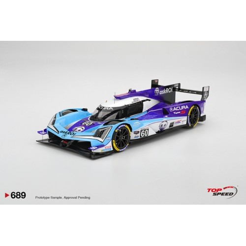 TS0689 - 1/18 ACURA ARX-06 NO.60 ACURA MEYER SHANK RACING 2025 IMSA SEBRING 12 HRS