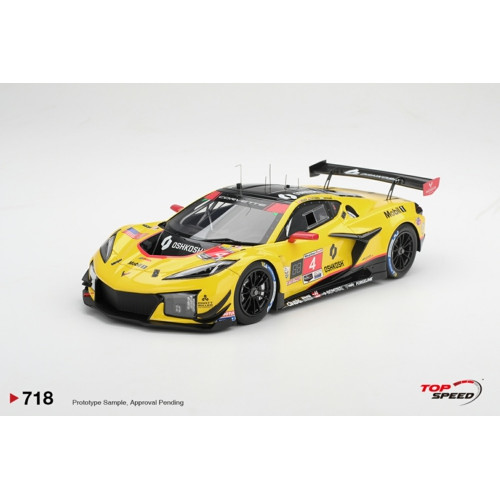 TS0718 - 1/18 CHEVROLET CORVETTE Z06 GT3.R NO.4 CORVETTE RACING BY PRATT MILLER MOTOTSPORTS 2026 IMSA DAYTONA 24 HRS TS0718 - 1/18 CHEVROLET CORVETTE Z06 GT3.R NO.4 CORVETTE RACING BY PRATT MILLER MOTOTSPORTS 2026 IMSA DAYTONA 24 HRS
