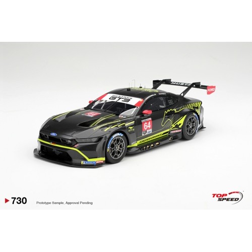 TS0730 - 1/18 FORD MUSTANG GT3 NO.64 FORD MULTIMATIC MOTORSPORTS 2025 IMSA VIR TS0730 - 1/18 FORD MUSTANG GT3 NO.64 FORD MULTIMATIC MOTORSPORTS 2025 IMSA VIR