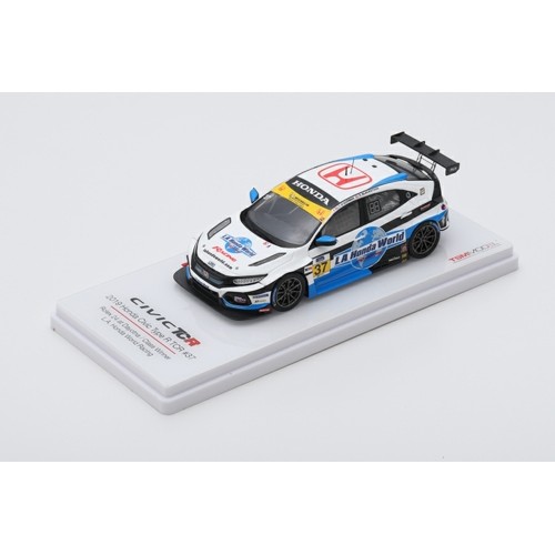 TSM430448 - 1/43 HONDA CIVIC TYPE R TCR NO.37 2019 ROLEX 24 AT DAYTONA CLASS WINNER LA HONDA WORLD RACING (RESIN)