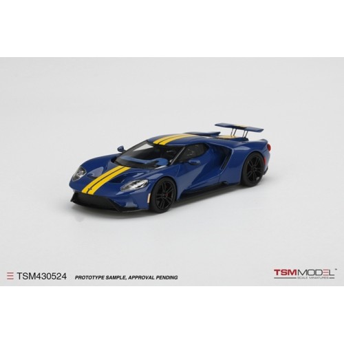 TSM430524 - 1/43 FORD GT
SUNOCO BLUE W/ YELLOW STRIPE