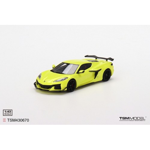 TSM430670 - 1/43 CHEVROLET CORVETTE Z06 2023 ACCELERATE YELLOW