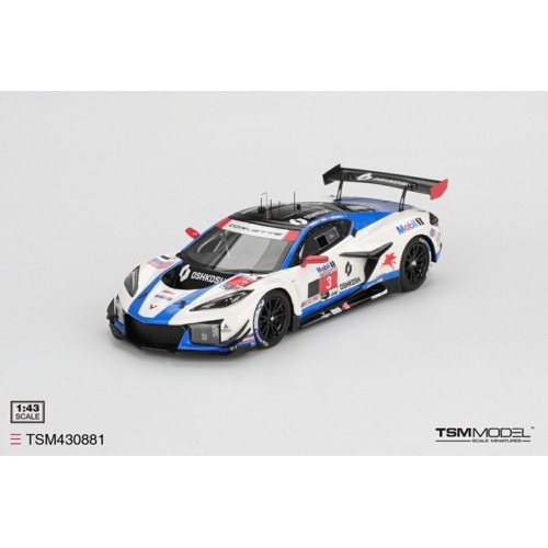 TSM430881 - 1/43 CHEVROLET CORVETTE Z06 GT3.R NO.3 CORVETTE RACING BY PRATT MILLER MOTORSPORTS 2025 IMSA SEBRING 12 HRS