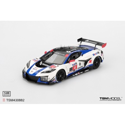TSM430882 - 1/43 CHEVROLET CORVETTE Z06 GT3.R NO.4 CORVETTE RACING BY PRATT MILLER MOTORSPORTS 2025 IMSA SEBRING 12 HRS