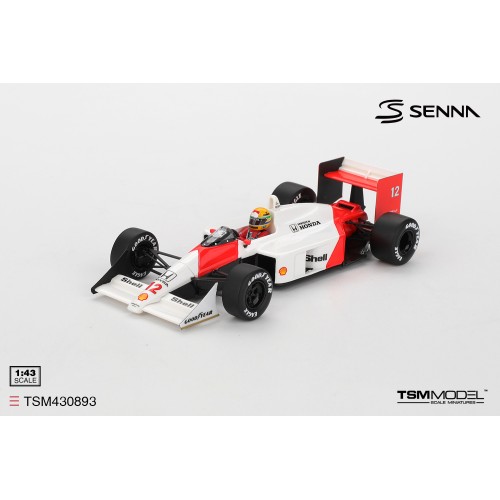 TSM430893 - 1/43 MCLAREN MP4/4 NO.12 AYRTON SENNA 1988 JAPANESE GRAND PRIX WINNER