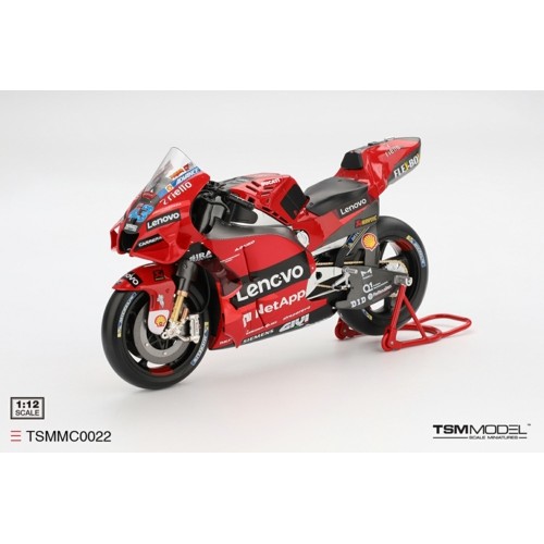TSMMC0022 - 1/12 DUCATI DESMOSEDICI GP22 NO.43 DUCATI LENOVO TEAM MOTOGP 2022 GRAN PREMIO D'ITALIA (DIECAST)