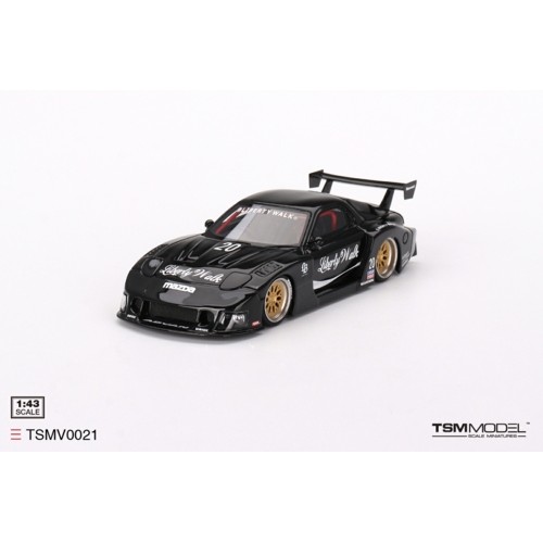 TSMV0021 - 1/43 MAZDA RX-7 LB-SUPER SILHOUETTE LIBERTY WALK BLACK