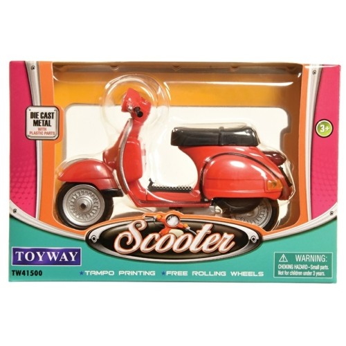 TW41500 - SIXTIES SCOOTER ASSORTMENT 4 COLOURS (ONE SUPPLIED) (ONLY BLUE AND RED COLOURS AVAILABLE)