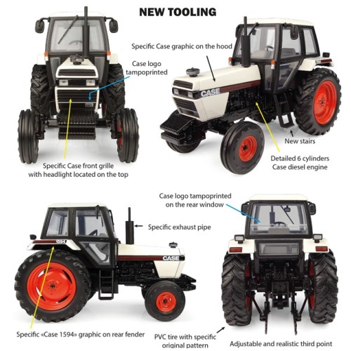 UH5361 - 1/32 CASE IH 1594 2WD (1983-1985)