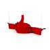 UH6250 - 1/32 FRONT BUMPER COUNTERWEIGHT 800KG (RED)